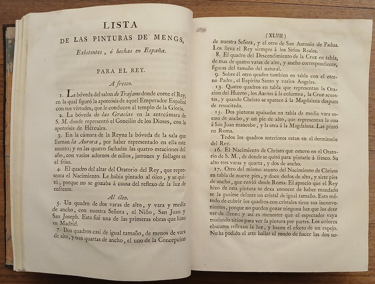 Obras de D. Antonio Rafael Mengs, primer pintor de Càmara …