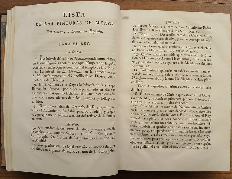 Obras de D. Antonio Rafael Mengs, primer pintor de Càmara …