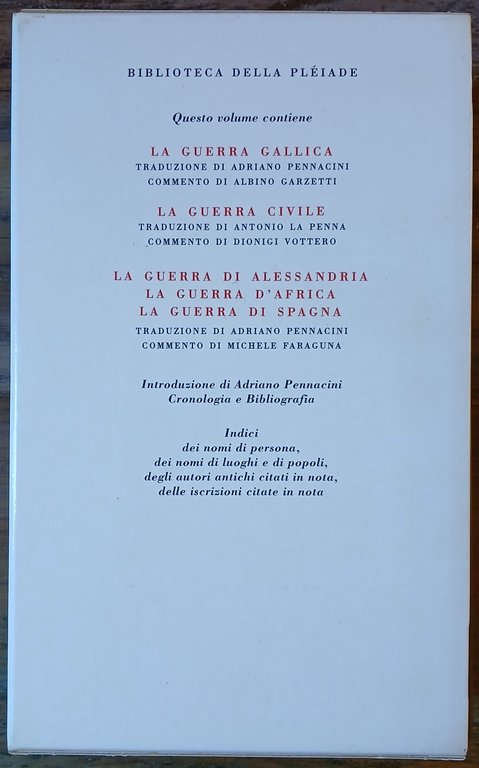 Opera omnia. A cura di Adriano Pennacini.