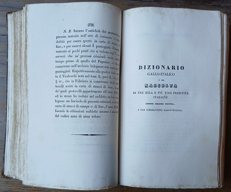 Origine della lingua italiana – Dizionario gallo-italico, ossia raccolta di … | Immagine Gallery 6