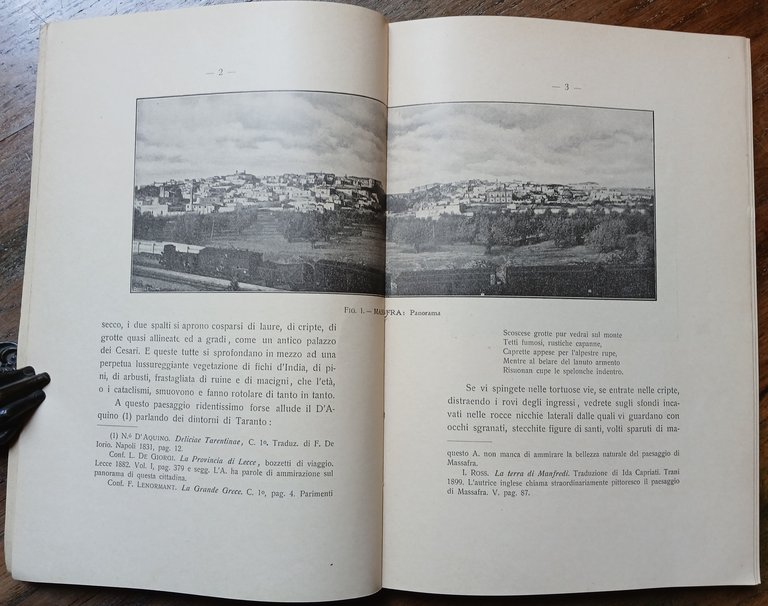 Origine e vicende della Città di Massafra. Monografia illustrata.