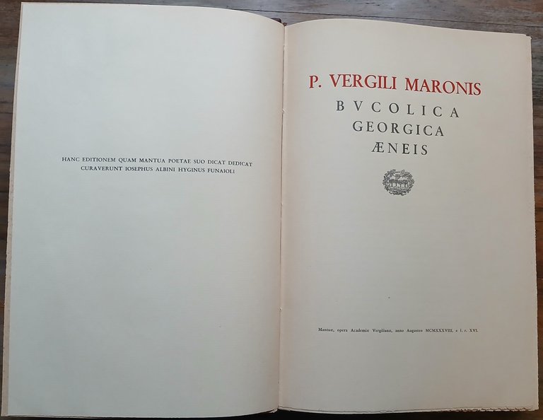 P. Vergili Maronis Bucolica, Georgica, Aeneis.