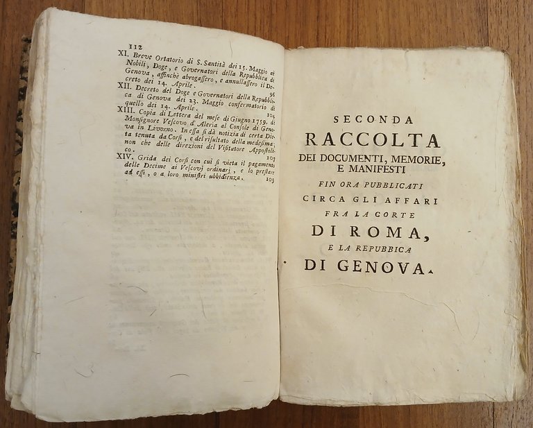 “Raccolta di documenti, memorie, e manifesti fin ora pubblicati intorno …