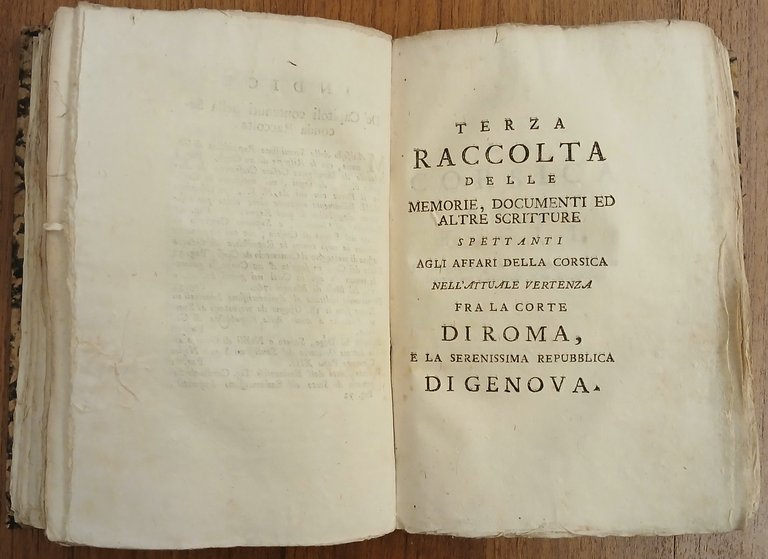 “Raccolta di documenti, memorie, e manifesti fin ora pubblicati intorno …