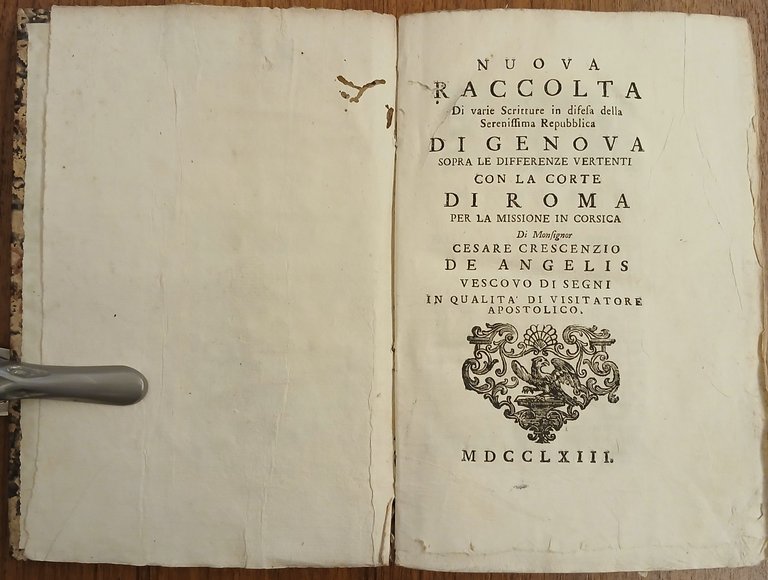 “Raccolta di documenti, memorie, e manifesti fin ora pubblicati intorno …