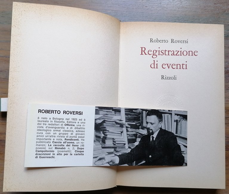 Registrazione di eventi.