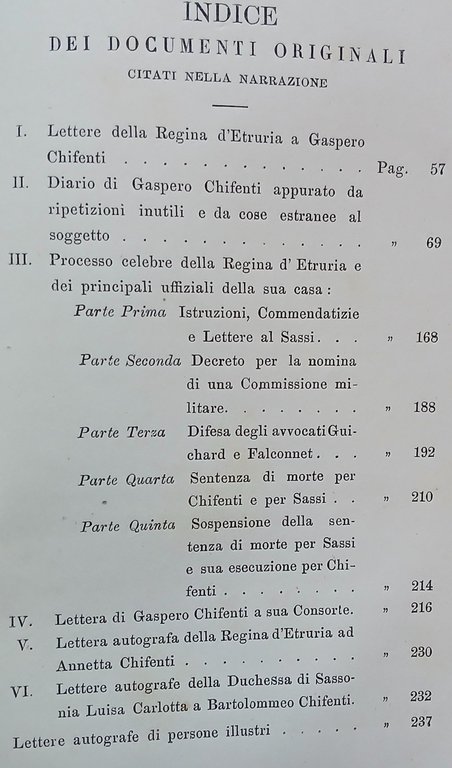 Ricordi storici intorno alla tentata fuga della regina di Etruria …