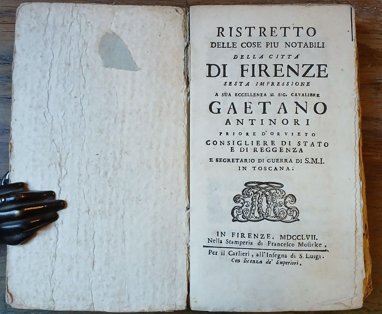 Ristretto delle cose più notabili della città di Firenze. Sesta …