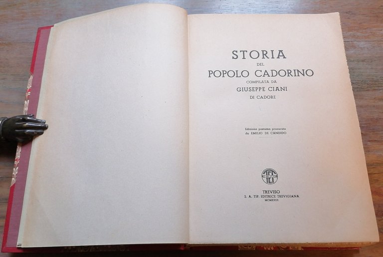 Storia del Popolo Cadorino.