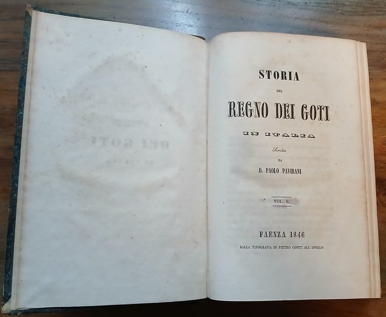 Storia del Regno dei Goti in Italia.