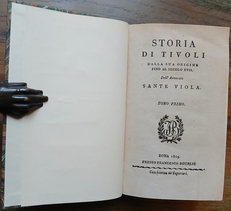 Storia di Tivoli. Dalla sua origine fino al secolo XVII.