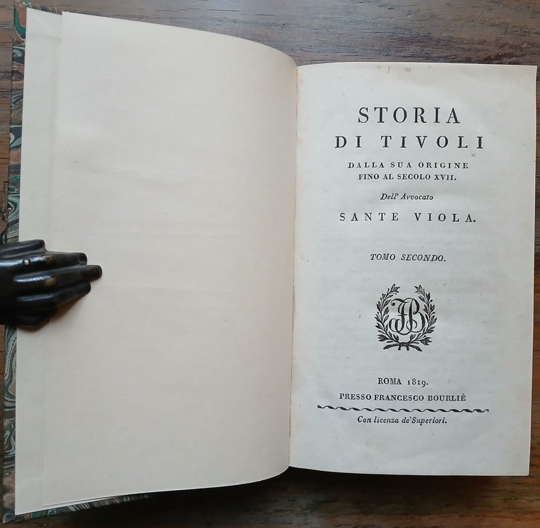 Storia di Tivoli. Dalla sua origine fino al secolo XVII.