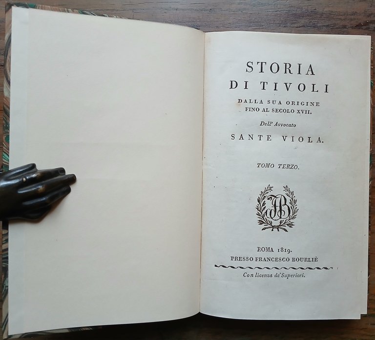 Storia di Tivoli. Dalla sua origine fino al secolo XVII.