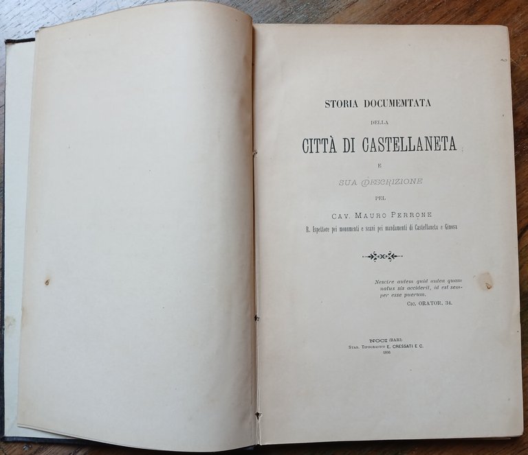 Storia documentata della Città di Castellaneta e sua descrizione, pel …