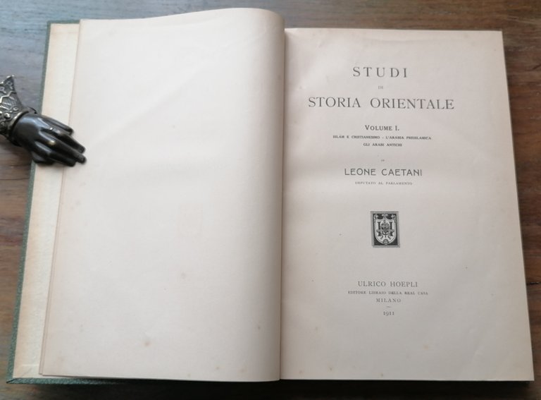 Studi di Storia Orientale. Volume I : Islam e Cristianesimo …