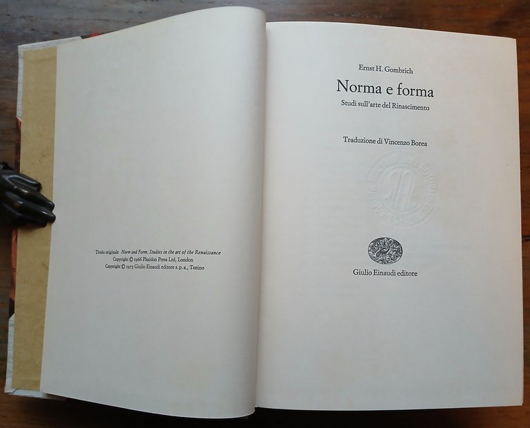Studi sull'arte del Rinascimento. Norma e forma - Immagini simboliche.