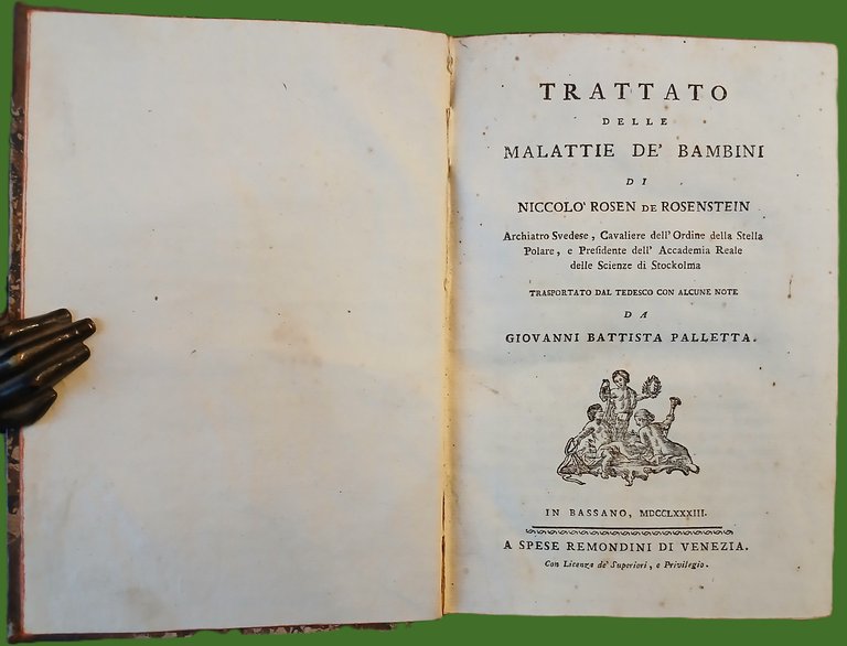 Trattato delle malattie de' bambini. Trasportato dal tedesco con alcune …