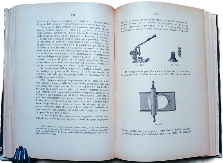 Trattato elementare di farmacia galenica generale, di Giovanni Candussio farmacista.