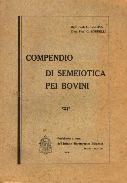 COMPENDIO DI SEMEIOTICA PEI BOVINI