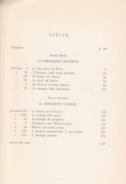 HUME E LA RETORICA DELL'IDEOLOGIA