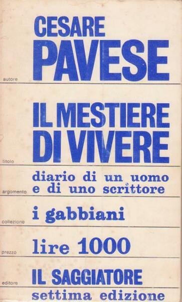 IL MESTIERE DI VIVERE