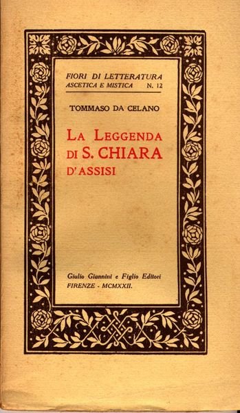 La leggenda di S. Chiara d'Assisi