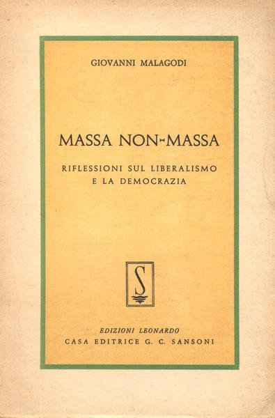 MASSA NON-MASSA