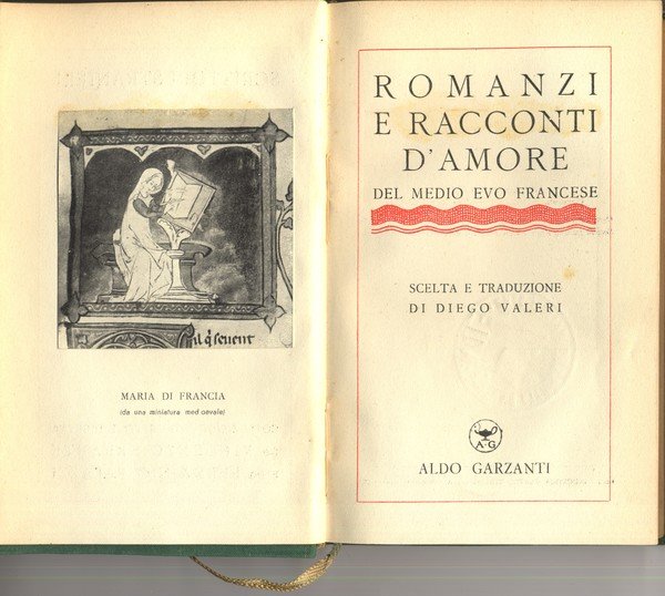 ROMANZI E RACCONTI D'AMORE DEL MEDIO EVO FRANCESE