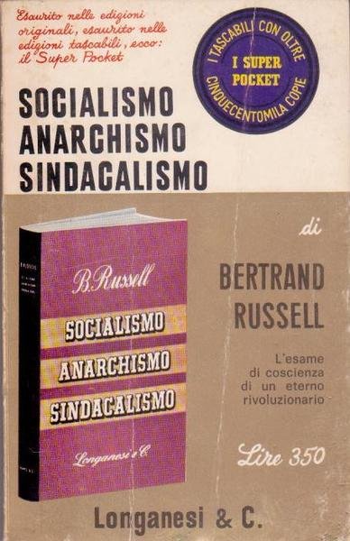 SOCIALISMO, ANARCHISMO, SINDACALISMO