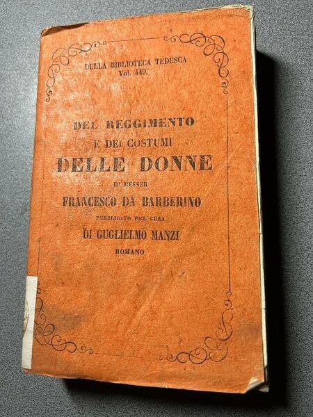 Del reggimento e dei costumi delle donne