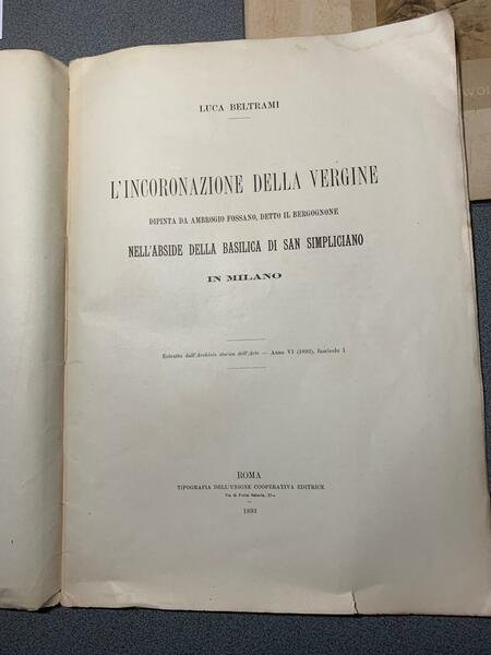 L'incoronazione della Vergine dipinta da Ambrogio Fossano detto il Bergognone …