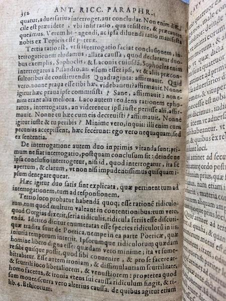 Aristotelis artis rhetoricae libri tres; ab Antonio Riccobono Latine conversi.; …