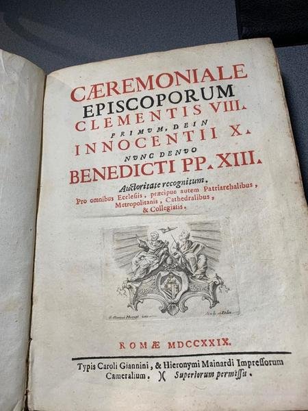 Caeremoniale episcoporum Clementis VIII primum, deinde Innocentii X nunc denuo …