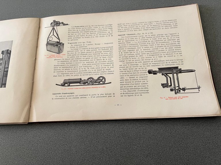 'Chemins Aériens' de tous systèmes, à trois cables (porteur et …