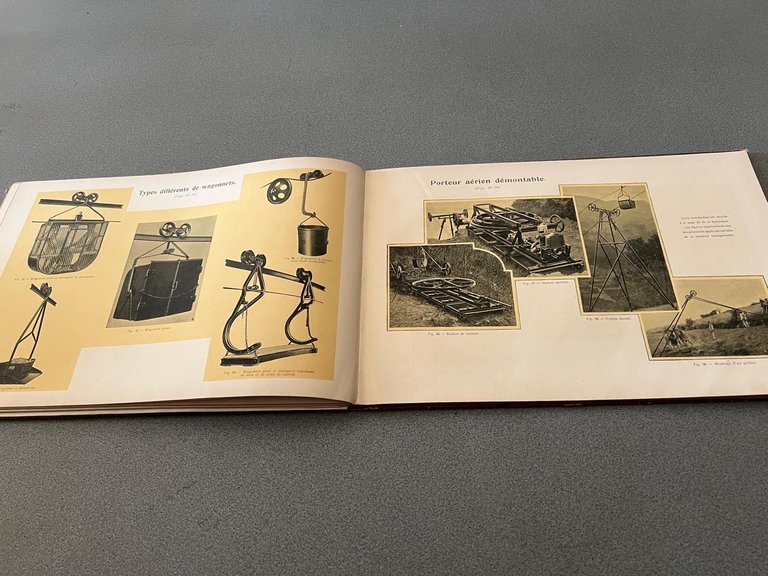 'Chemins Aériens' de tous systèmes, à trois cables (porteur et …