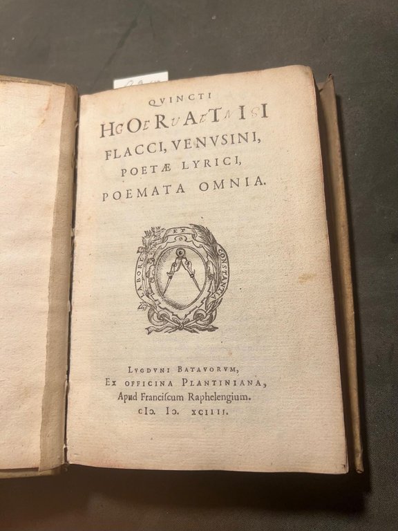 Quincti Horatii Flacci Venusini poetae lyrici, poemata omnia | Immagine Gallery 3