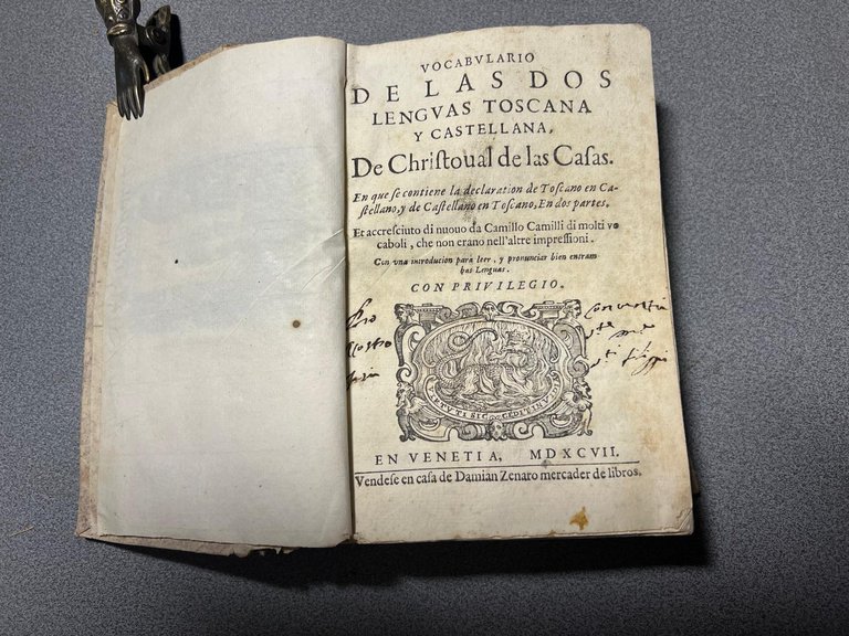 Vocabulario de las dos lengua toscana y castellana