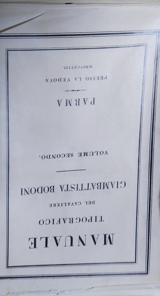 Manuale tipografico (2 volumi in cofanetto)