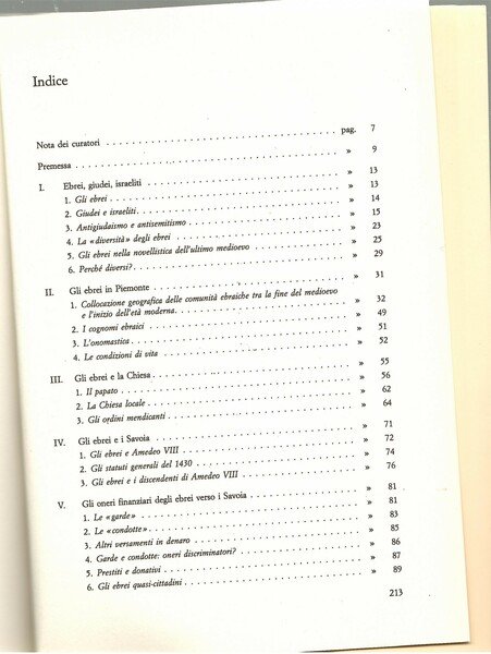 Ebrei Nel Quattrocento Tra Discriminazione e Tolleranza Il Caso Piemonte