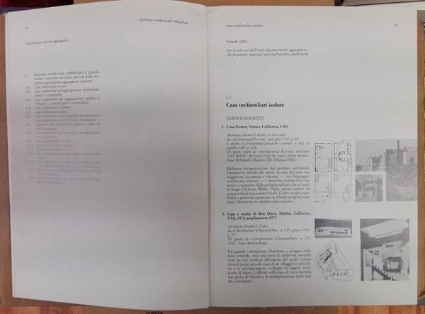 Archivio d'Architettura. Catalogo Ragionato degli Edifici Contemporanei: 1985