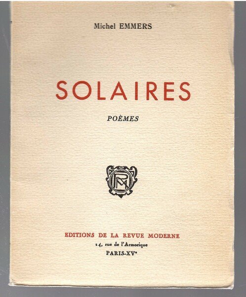 Solaires. Poèmes