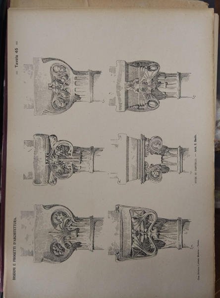 DISEGNI E PROGETTI DI ARCHITETTURA. VILLE, VILLINI, CASE CIVILI, EDIFICI, …