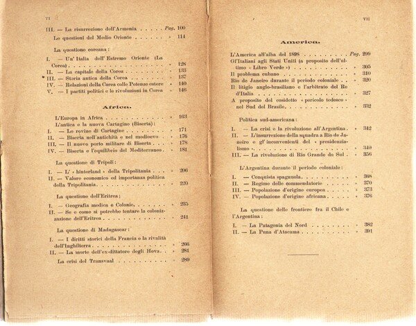 Questioni diplomatiche e coloniali. 1896 - 1906