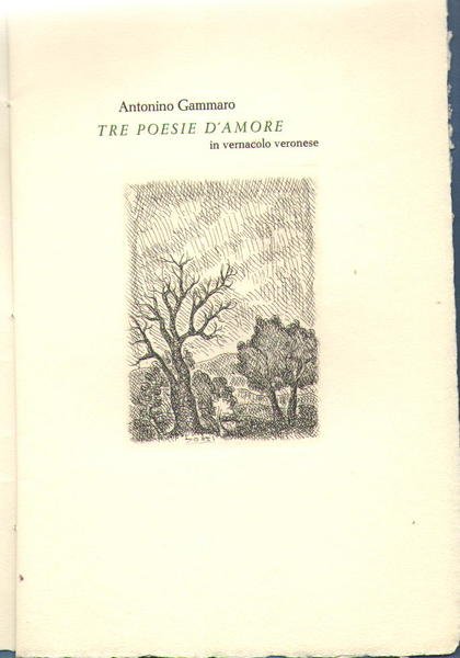 Tre Poesie d'Amore (in vernacolo veronese)