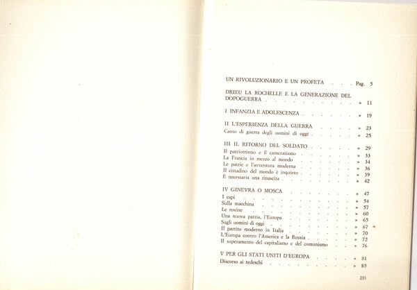 Socialismo, fascismo, Europa. Scritti politici scelti e presentati da Jean …