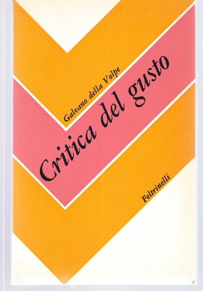 Critica del gusto | Immagine principale