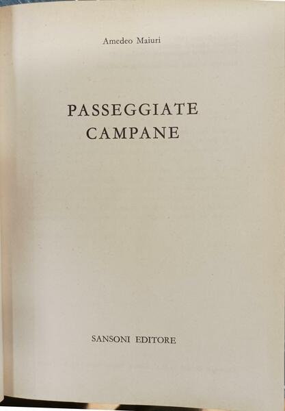 Passeggiate Campane