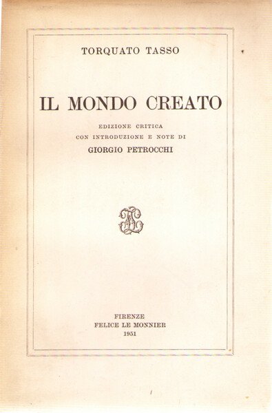 Il Mondo Creato
