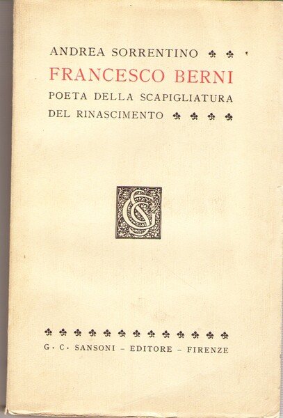 Francesco Berni Poeta Della Scapigliatura Del Rinascimento | Immagine principale