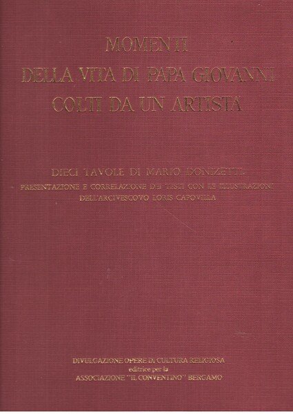 Momenti Della Vita Di Papa Giovanni Colti Da Un Artista. … | Immagine principale